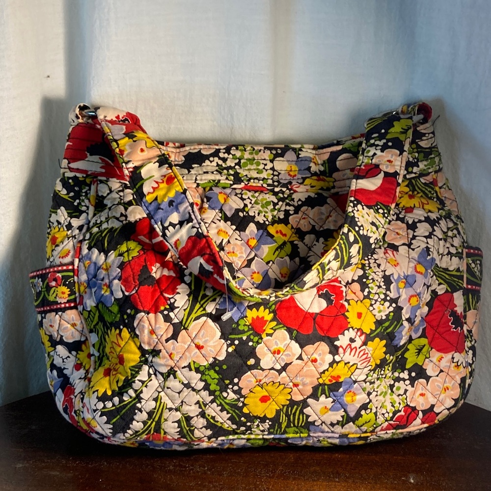 Vera Bradley Poppy Fields retired model floral Reversible Tote